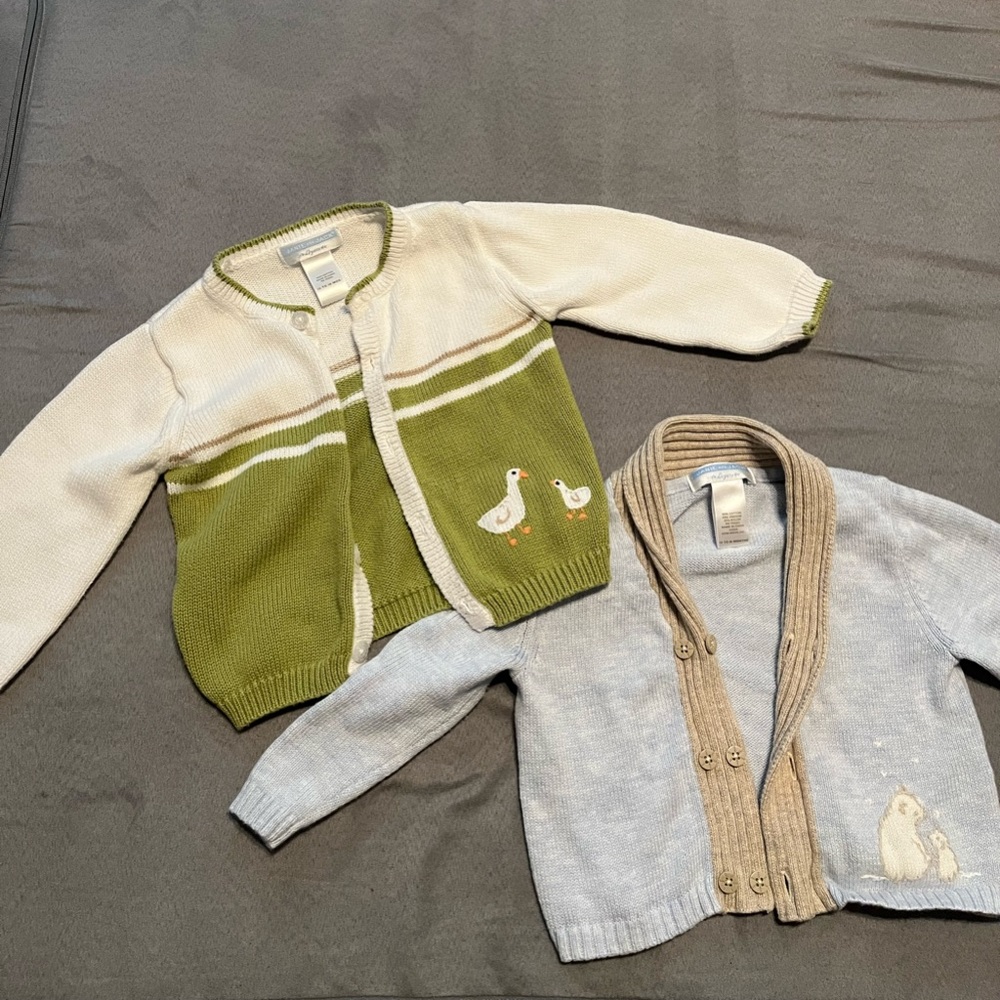 Janie and Jack baby sweater bundle